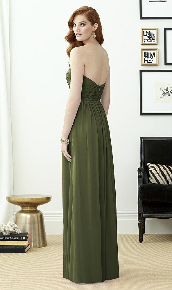 Back View - Olive Green Dessy Collection Style 2957