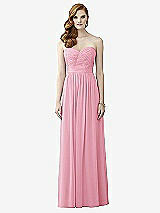 Front View Thumbnail - Peony Pink Dessy Collection Style 2957