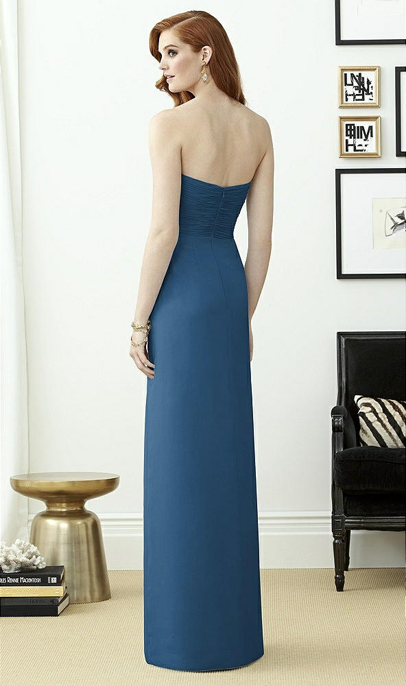 Back View - Dusk Blue Dessy Collection Style 2959