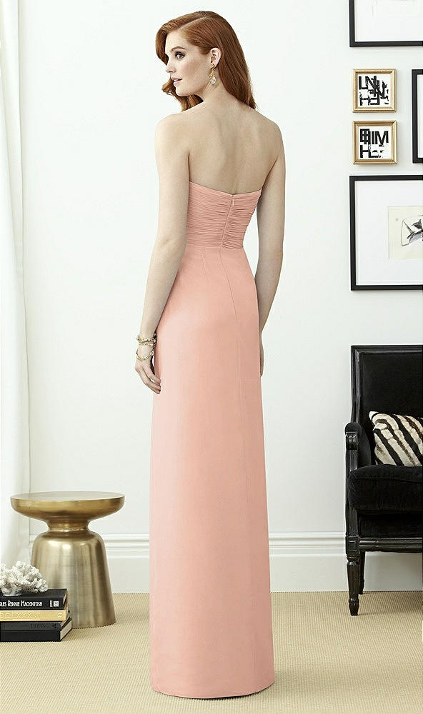 Back View - Pale Peach Dessy Collection Style 2959