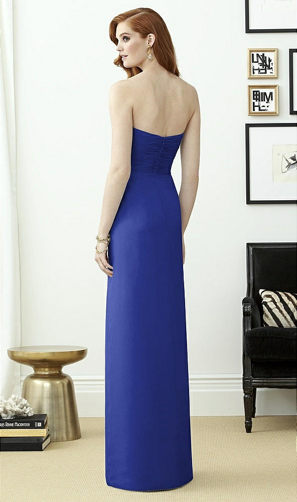 Back View - Cobalt Blue Dessy Collection Style 2959