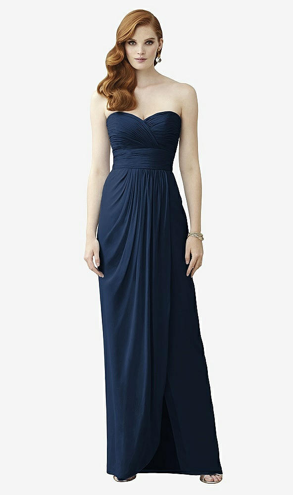 Front View - Midnight Navy Dessy Collection Style 2959
