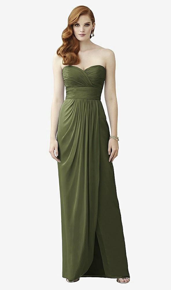 Front View - Olive Green Dessy Collection Style 2959