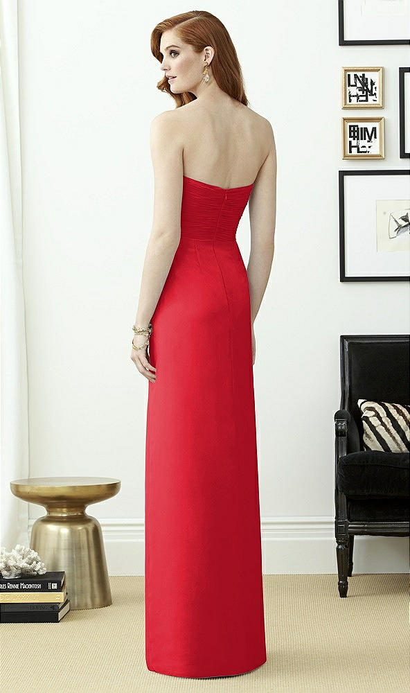 Back View - Parisian Red Dessy Collection Style 2959