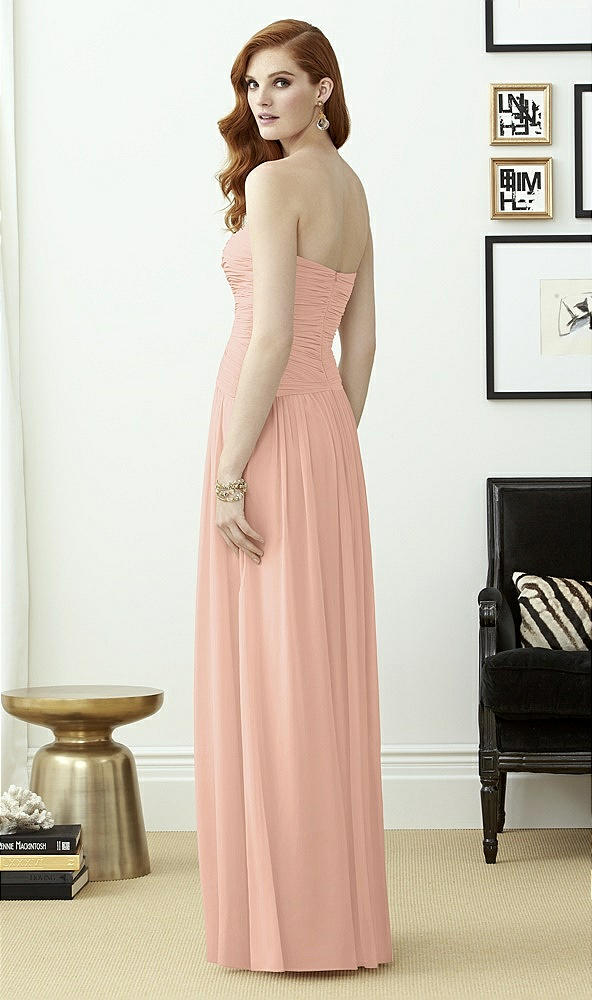 Back View - Pale Peach Dessy Collection Style 2960