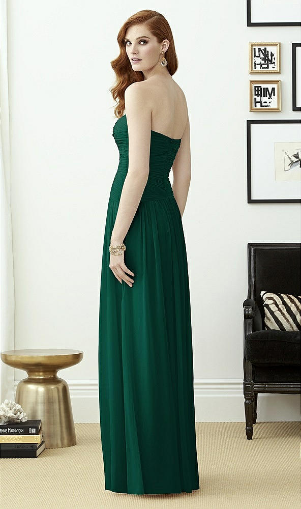 Back View - Hunter Green Dessy Collection Style 2960
