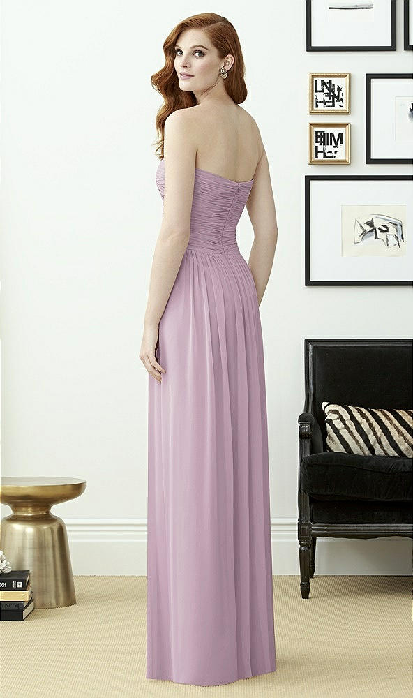 Back View - Suede Rose Dessy Collection Style 2961