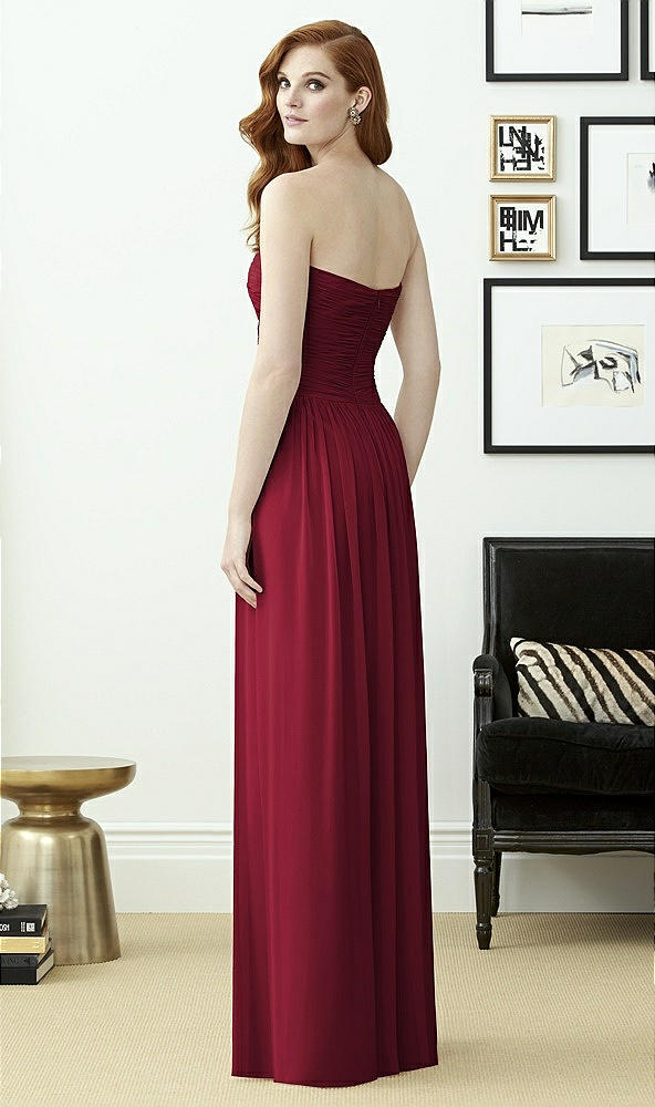 Back View - Burgundy Dessy Collection Style 2961
