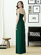 Rear View Thumbnail - Hunter Green Dessy Collection Style 2961