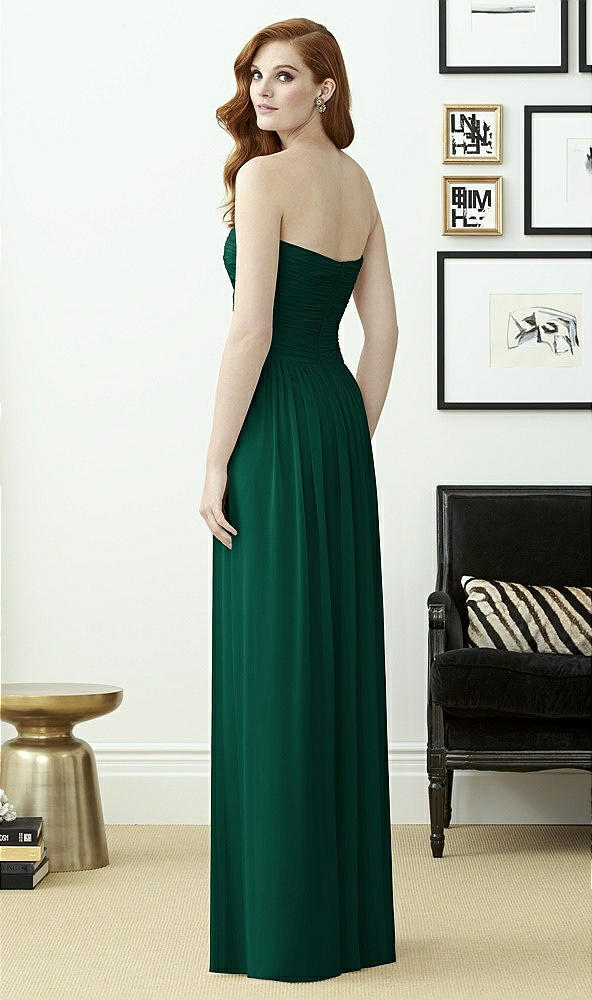 Back View - Hunter Green Dessy Collection Style 2961