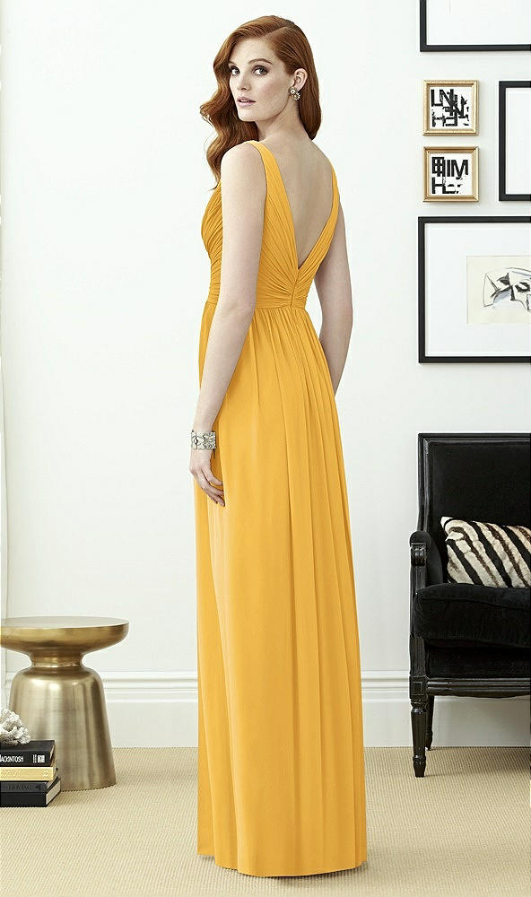 Back View - NYC Yellow Dessy Collection Style 2962