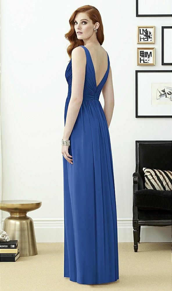 Back View - Classic Blue Dessy Collection Style 2962