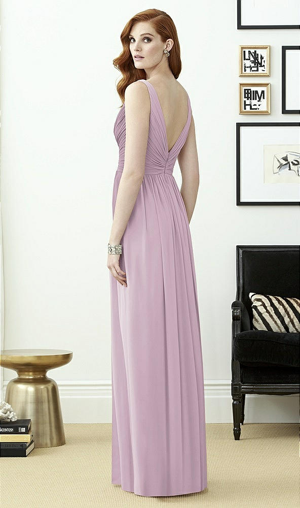 Back View - Suede Rose Dessy Collection Style 2962
