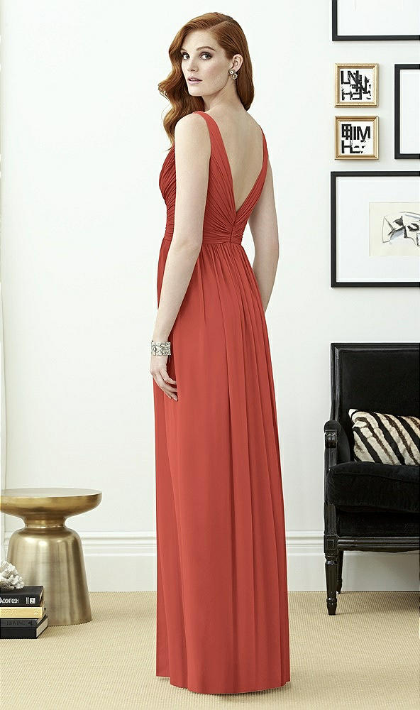 Back View - Amber Sunset Dessy Collection Style 2962