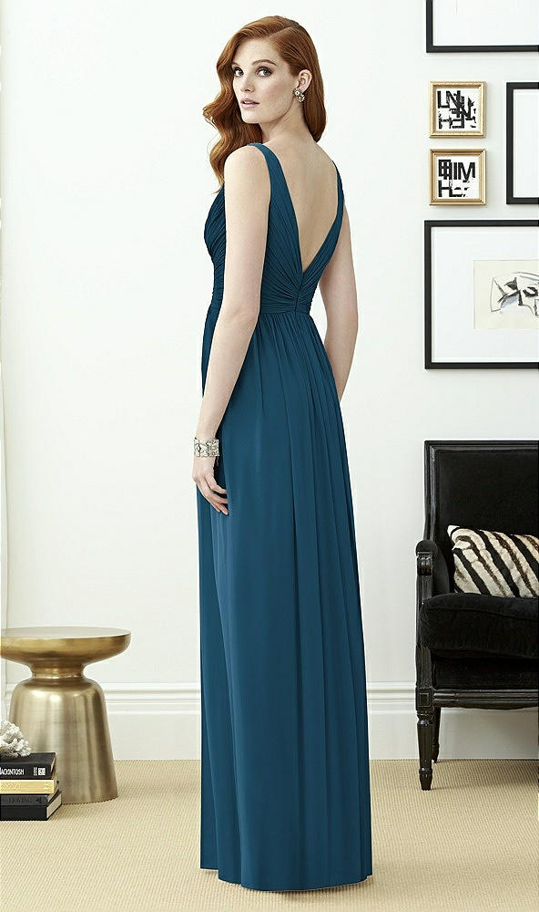 Back View - Atlantic Blue Dessy Collection Style 2962