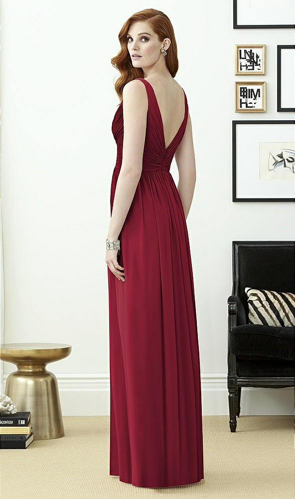 Back View - Burgundy Dessy Collection Style 2962