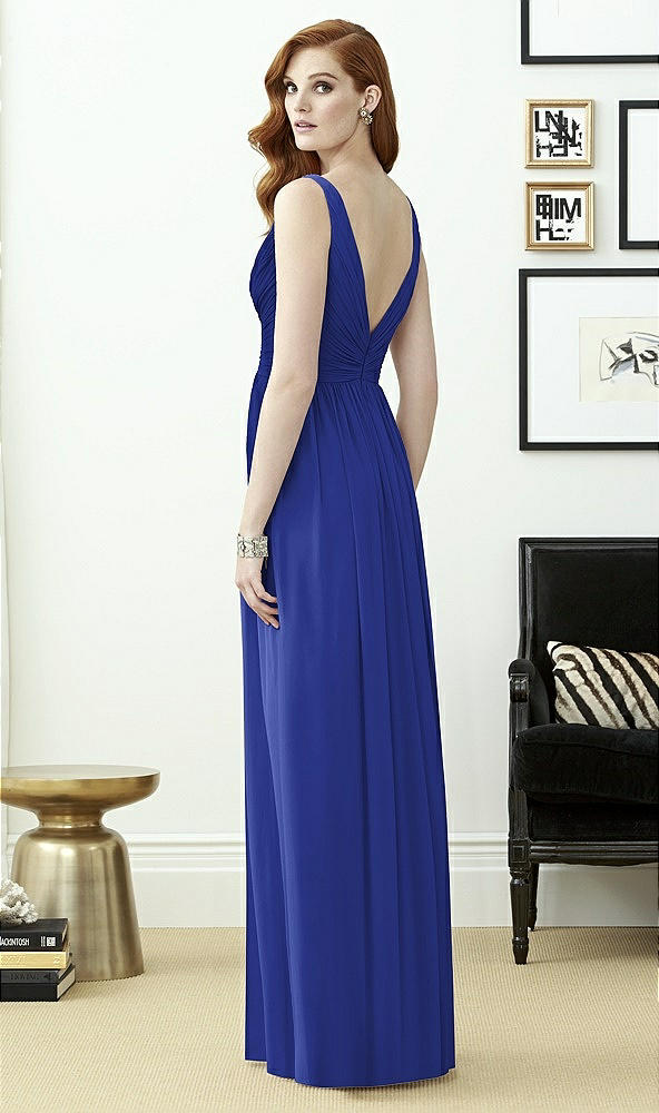 Back View - Cobalt Blue Dessy Collection Style 2962