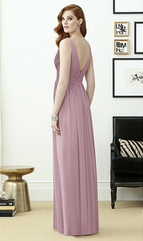 Back View - Dusty Rose Dessy Collection Style 2962