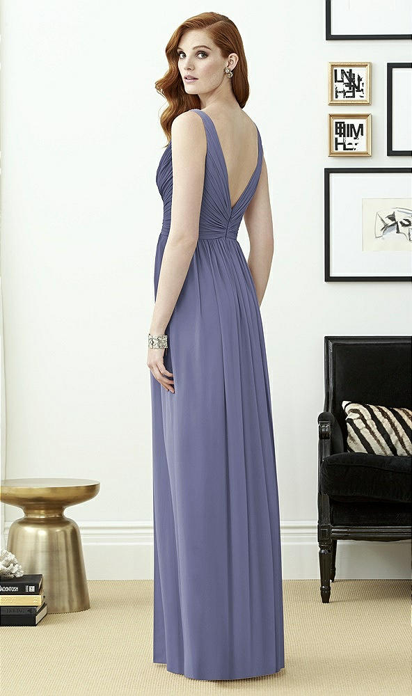Back View - French Blue Dessy Collection Style 2962
