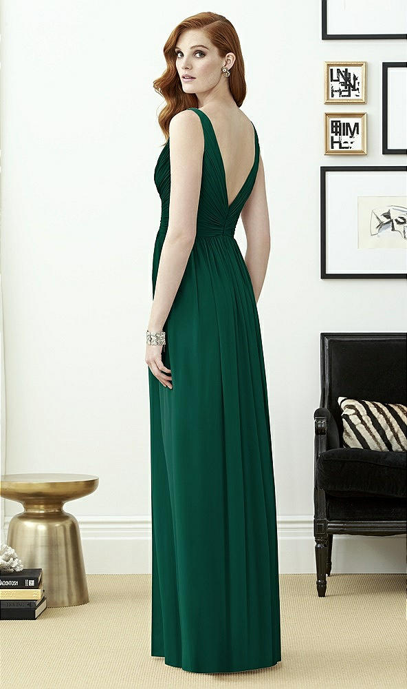 Back View - Hunter Green Dessy Collection Style 2962