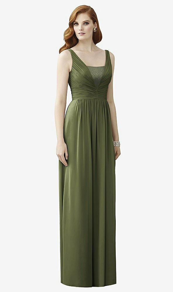 Front View - Olive Green Dessy Collection Style 2962