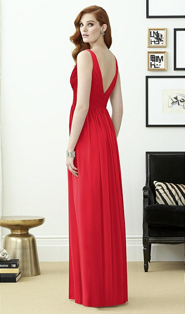 Back View - Parisian Red Dessy Collection Style 2962