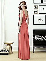 Rear View Thumbnail - Coral Pink Dessy Collection Style 2962
