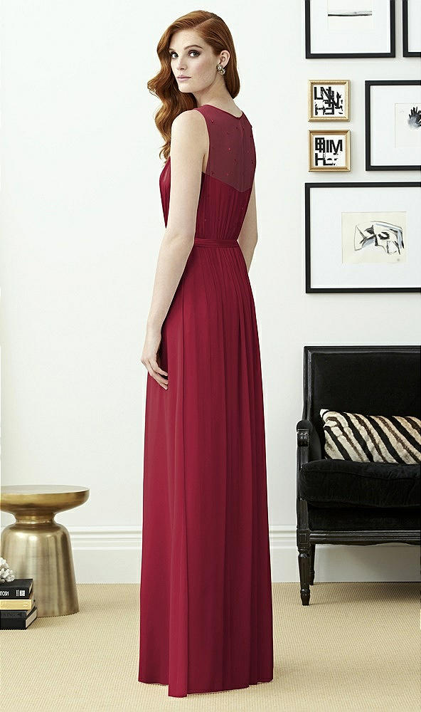 Back View - Burgundy Dessy Collection Style 2963