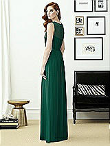 Rear View Thumbnail - Hunter Green Dessy Collection Style 2963