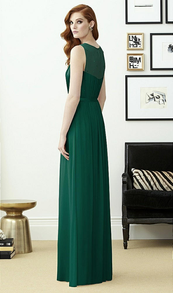 Back View - Hunter Green Dessy Collection Style 2963