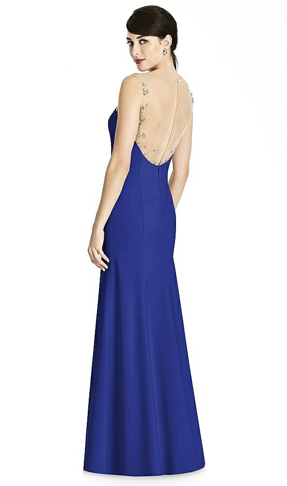 Back View - Cobalt Blue Dessy Collection Style 2964
