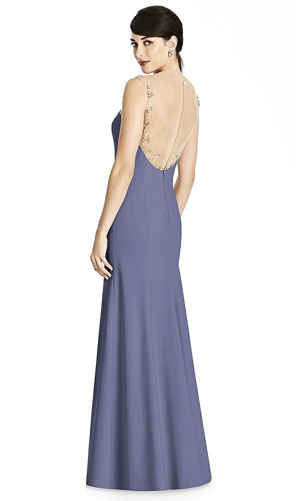 Back View - French Blue Dessy Collection Style 2964