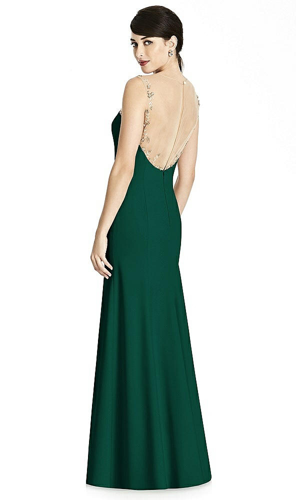 Back View - Hunter Green Dessy Collection Style 2964