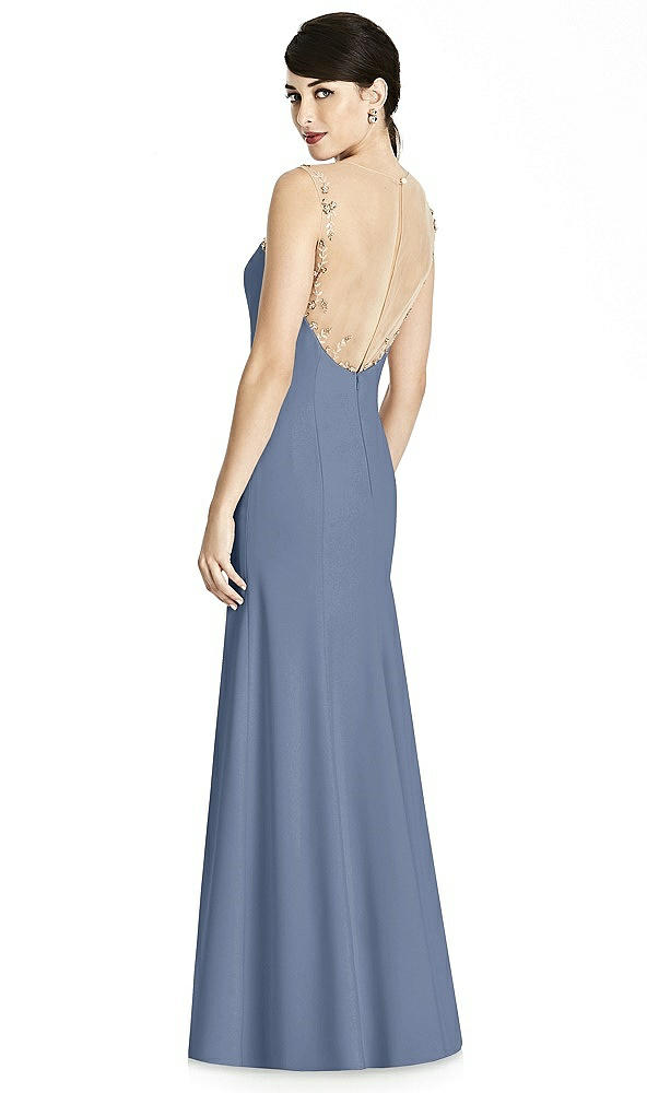 Back View - Larkspur Blue Dessy Collection Style 2964