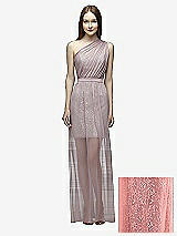 Front View Thumbnail - Apricot & Suede Rose Lela Rose Bridesmaid Style LR224