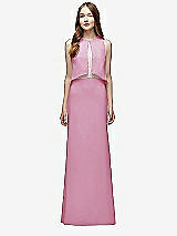 Front View Thumbnail - Powder Pink & Blush Lela Rose Bridesmaid Style LR225