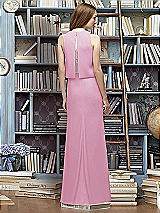 Rear View Thumbnail - Powder Pink & Blush Lela Rose Bridesmaid Style LR225