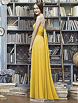 Rear View Thumbnail - Marigold Lela Rose Bridesmaid Style LR226