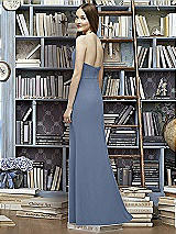 Rear View Thumbnail - Larkspur Blue Lela Rose Bridesmaid Style LR227