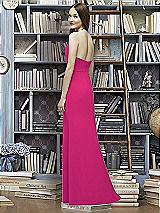 Rear View Thumbnail - Think Pink Lela Rose Bridesmaid Style LR227
