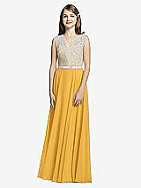 Front View Thumbnail - NYC Yellow & Oyster Dessy Collection Junior Bridesmaid JR532