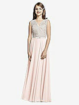 Front View Thumbnail - Blush & Oyster Dessy Collection Junior Bridesmaid JR532