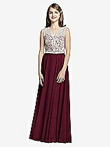 Front View Thumbnail - Cabernet & Oyster Dessy Collection Junior Bridesmaid JR532