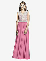 Front View Thumbnail - Orchid Pink & Oyster Dessy Collection Junior Bridesmaid JR532