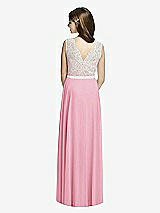 Rear View Thumbnail - Peony Pink & Oyster Dessy Collection Junior Bridesmaid JR532