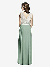Rear View Thumbnail - Seagrass & Oyster Dessy Collection Junior Bridesmaid JR532