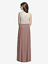 Rear View Thumbnail - Sienna & Oyster Dessy Collection Junior Bridesmaid JR532