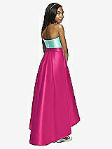 Rear View Thumbnail - Think Pink & Coastal Dessy Collection Junior Bridesmaid JR533