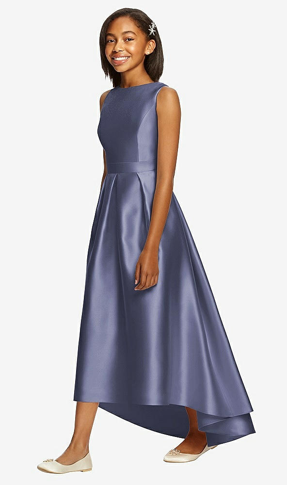 Front View - French Blue Dessy Collection Junior Bridesmaid JR534