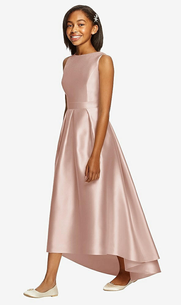 Front View - Toasted Sugar Dessy Collection Junior Bridesmaid JR534